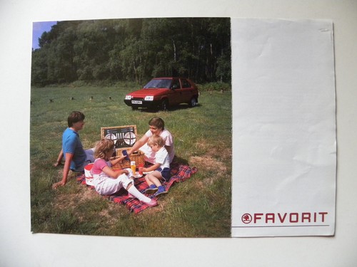 Brochure skoda favorit - brochure, en