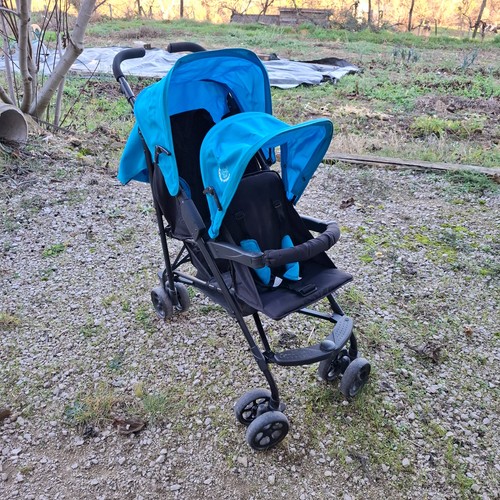 Poussette canne double - canne, pliante