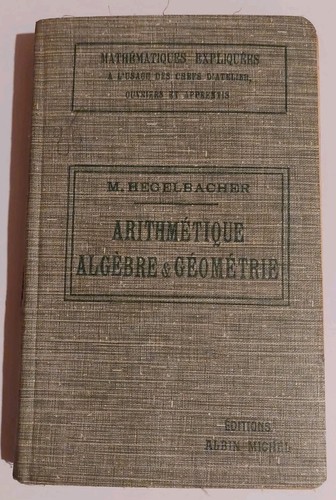 Arithmétique algèbre - arithmétique,