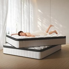 Matelas Gonfront 90x200/ 20x200/ 40x200 cm Hauteur 25/22 cm Orthopédique 7 zones