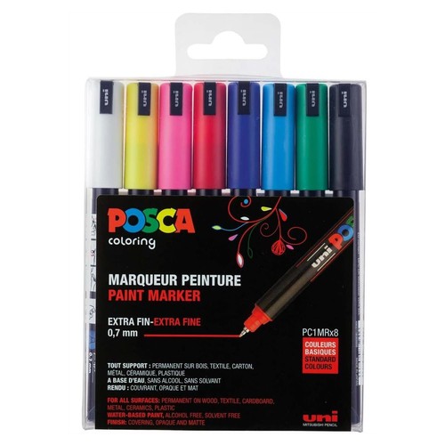 Pc1mr ass18 posca set - posca, de