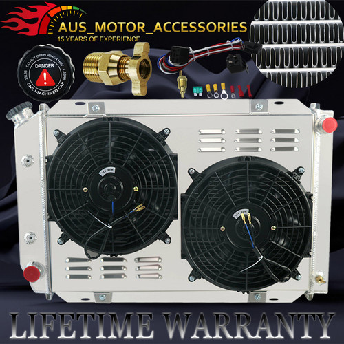 Row radiator shroud - row, fan