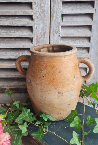 Ancien pot cruche faisselle - ancien,