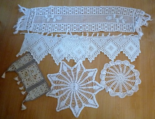 Lot napperons 1 chemin - lot,
