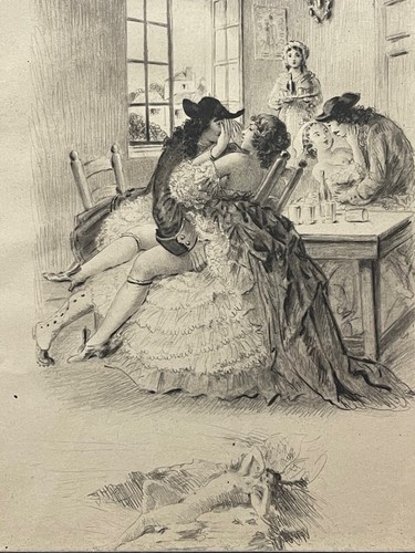 Erotic engraving paul - paul, emile
