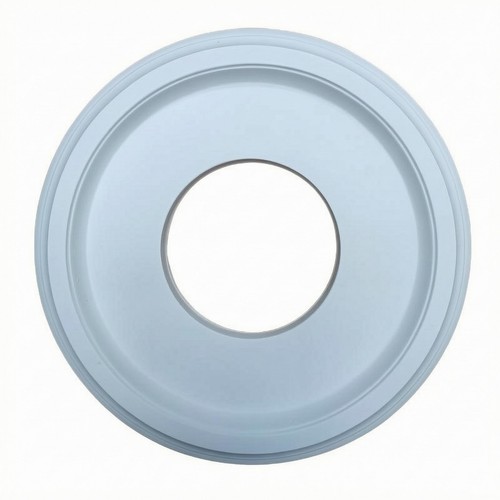 Rosace plafond blanc - rosace,