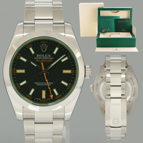 Mint rolex 116400gv milgauss - mint,