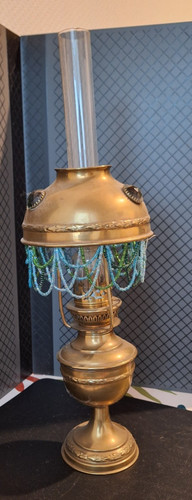 Ancienne lampe pétrole en - lampe, à