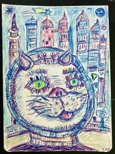 Tableau Chat chaton chatte