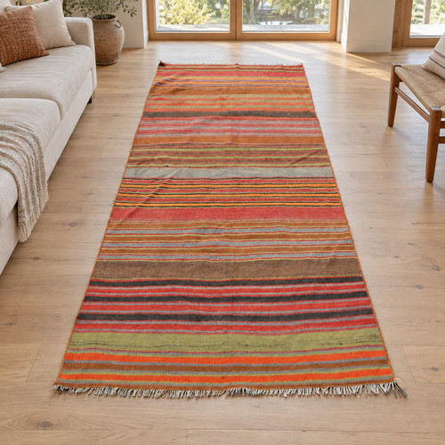 Tapis anatolien kilim - , rayé