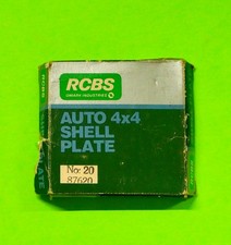 RCBS 4X4 Auto Shell Plate Assembly #20-(87620)-NOS-In Box