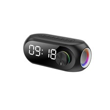 Réveil Haut-Parleur Bluetooth Portable Radio FM Subwoofer Boîte de Son Sans6902