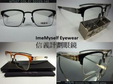 WT 037 brow line optical frame eyeglasses not ic! downtown めがね 眼鏡 eyewear