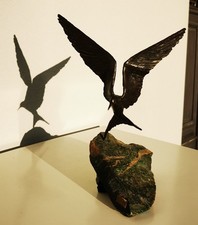 Superbe sculpture en bronze