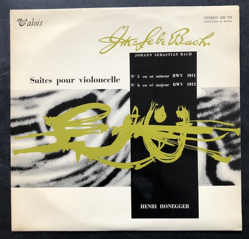 Henri honegger bach suites - henri,