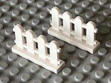2 x Barriere LEGO white fence