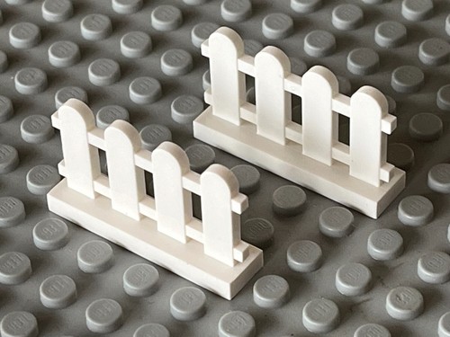 Barriere lego white fence - 2,