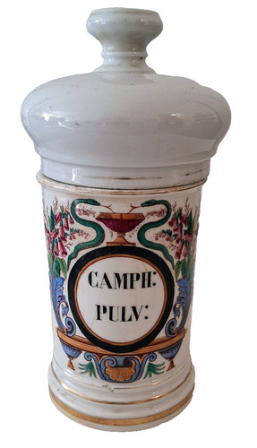 Pot pharmacie porcelaine - pharmacie, en