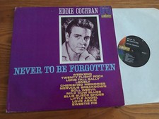 Eddie COCHRAN Never To Be Forgotten  US LP LIBERTY LRP 3220  Ed.1   1962  EX