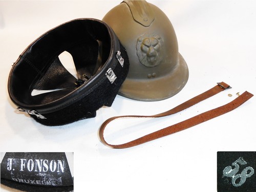 Coiffe intérieure cuir noir - , +