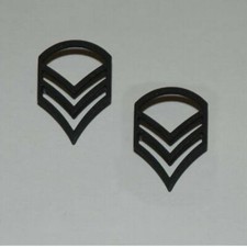 1 Paire US Army Insigne Staff