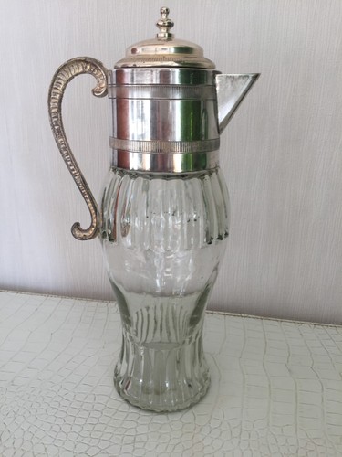 Ancienne aiguière verre - aiguière,