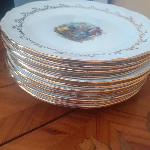 Assiettes dessert plat - +,