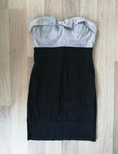 Robe bustier noir grise argent poitrine auto agrip. T40 Tally Weijl (1607042)