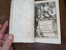 livre ancien -La vie d'Elizabeth Reine d'Angleterre -2/2-1741 -gravures