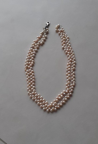 Collier perles double rang - de,