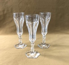 1 crystal champagne flute VAL SAINT LAMBERT model LALAING 17.5 cm glass