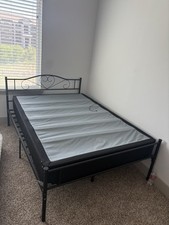 Full Size Railing And Box Spring 