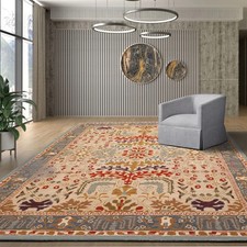 Tapis de tapis multicolore