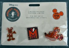 DISNEY STORE SET DE 3 PIN'S
