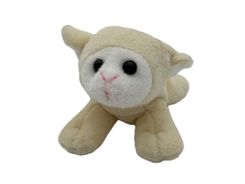 Sheep blanket male plush lying