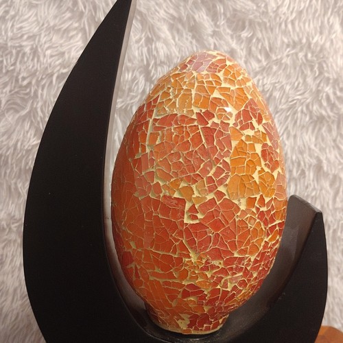 Lampe table ovale motif - lampe,