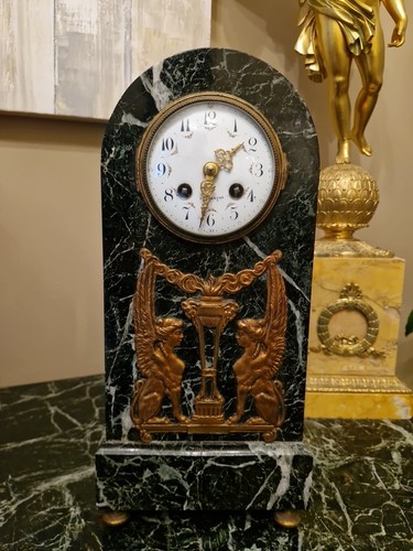 Horloge ancienne marbre - ancienne, en