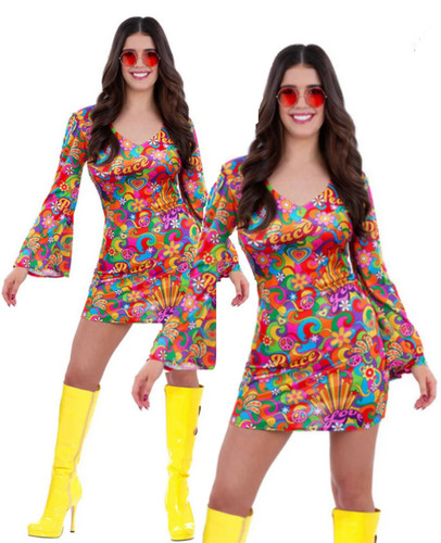 Robe tunique hippie - robe,