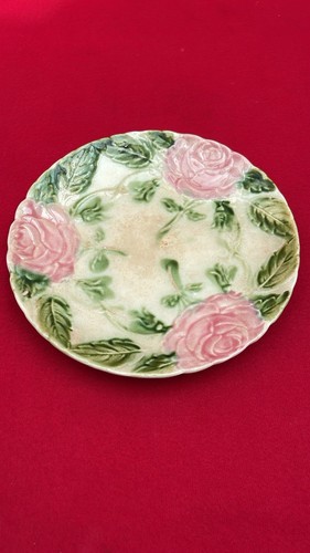 Assiette ancienne barbotine - ancienne,