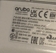 Borne Wifi ARUBA APEX 0565