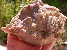 RARE! Top piece! Barite Flower on Fluorine! BEAUJOLAIS! 
