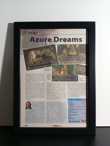 Rare azure dreams ps1 sheet - ps1,