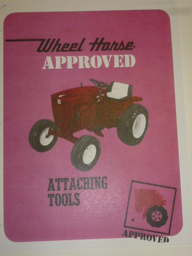 Vintage wheel horse tractors - vintage,