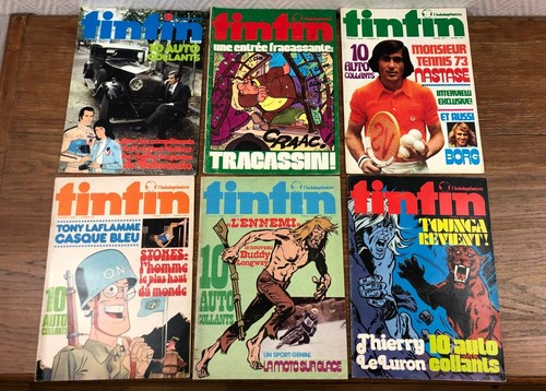 Revues tintin - 6x,