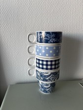 Lot De 4 Tasses Imprimé Tons