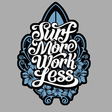 SURF SURFER HAWAI SKATE BOARD DECAL AUTOCOLLANT STICKER SC214X