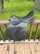 Wintec All Purpose Black Leather Horse Saddle 