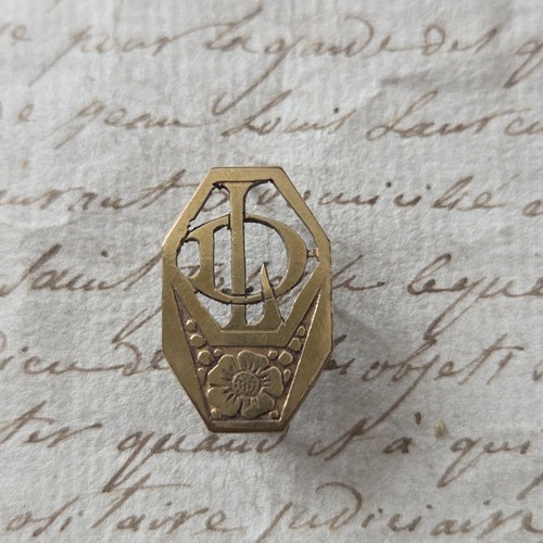 Monogramme lettres laiton - monogramme,