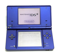 CONSOLE PORTABLE NINTENDO DSi BLEU AVEC CHARGEUR OFFICIEL JEU LOOSE NINTENDOGS