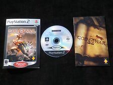 GOD OF WAR : JEU Sony PLAYSTATION 2 PS2 Platinum COMPLET  ( envoi suivi )